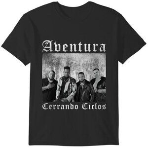 Aventura Cerrando Ciclos Tour Bachata Concert Music Fan T-Shirt